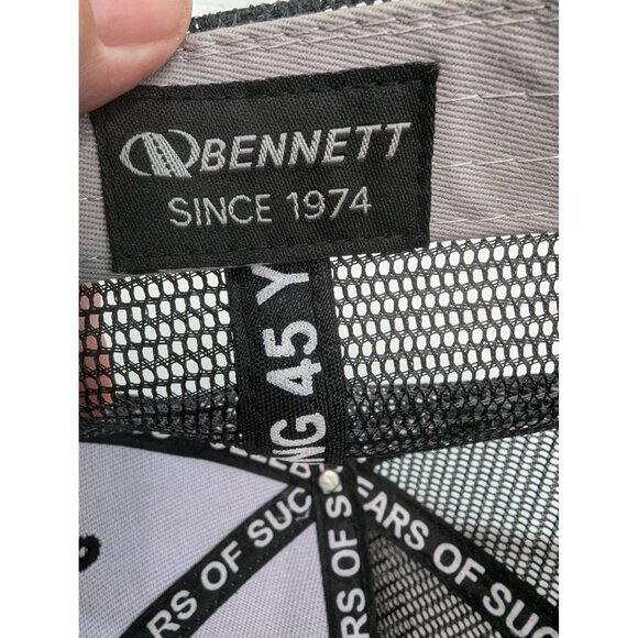 Bennett Safety Is Priority One 45 Years Men Gray Mesh Back Adj Strap Back Cap - Picture 9 of 9